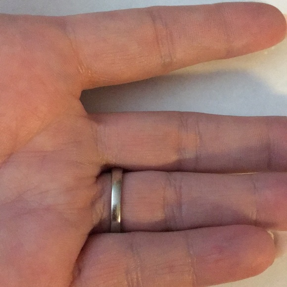 Lab Created Ruby and white stones .925 size 7 ring - Picture 3 of 5